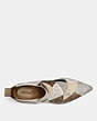 COACH®,MELODY BOOTIE,Mixed Material,TAN MULTI,Inside View,Top View