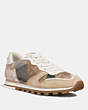 COACH®,C118 RUNNER,Mixed Material,TAN MULTI,Front View