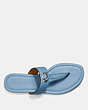 COACH®,JESSIE SANDAL,Leather,Slate gray,Inside View,Top View