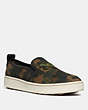 C115 Slip On Sneaker With Camo Print