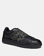 C101 Banded Strap Sneaker With Camo Print