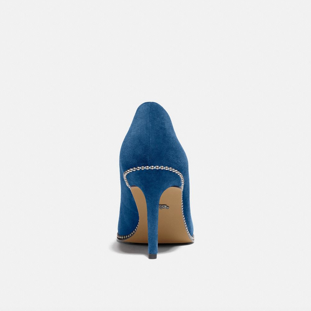 COACH®,Waverly Pump,Rubber,Pumps,Bead Embellishment,Pull Tab,Day Party,,Alternate View