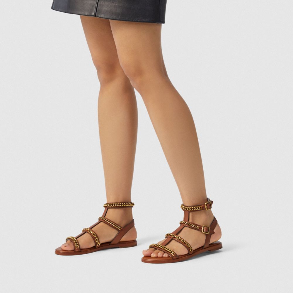 Coach discount gladiator sandals