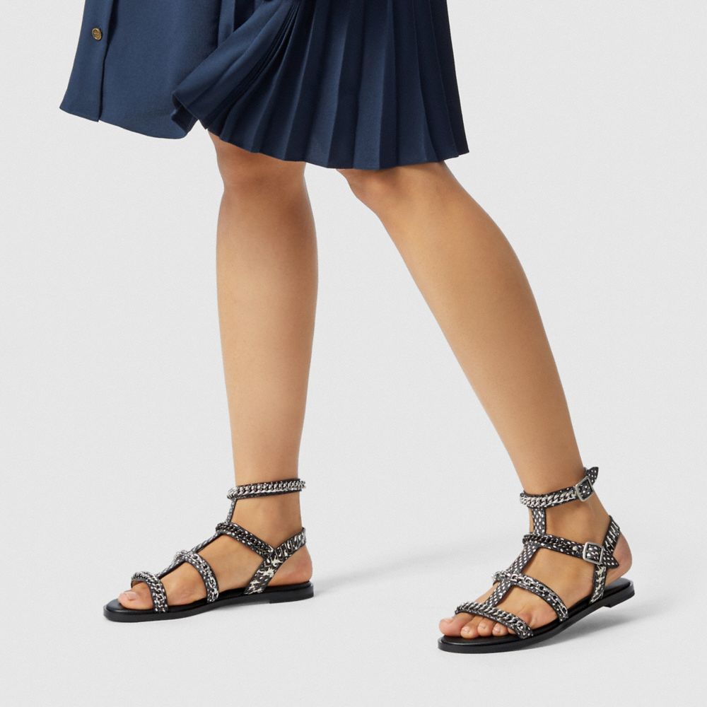 Coach haddie sale gladiator sandal