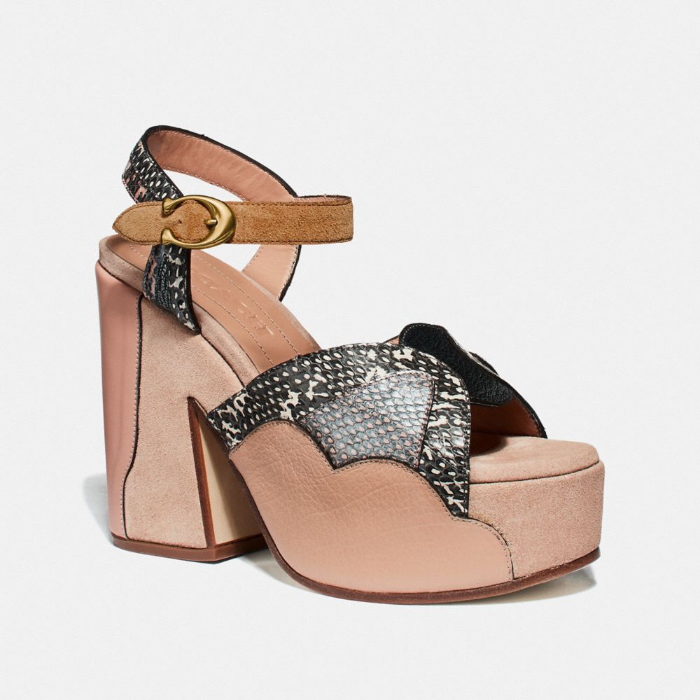 Snakeskin sandals hot sale platform