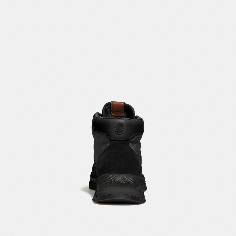 COACH®,C250 HIKER BOOT,Mixed Material,Black,Alternate View