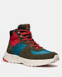 COACH®,C250 HIKER BOOT,Mixed Material,Aneto Multi,Front View