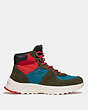COACH®,C250 HIKER BOOT,Mixed Material,Aneto Multi,Angle View