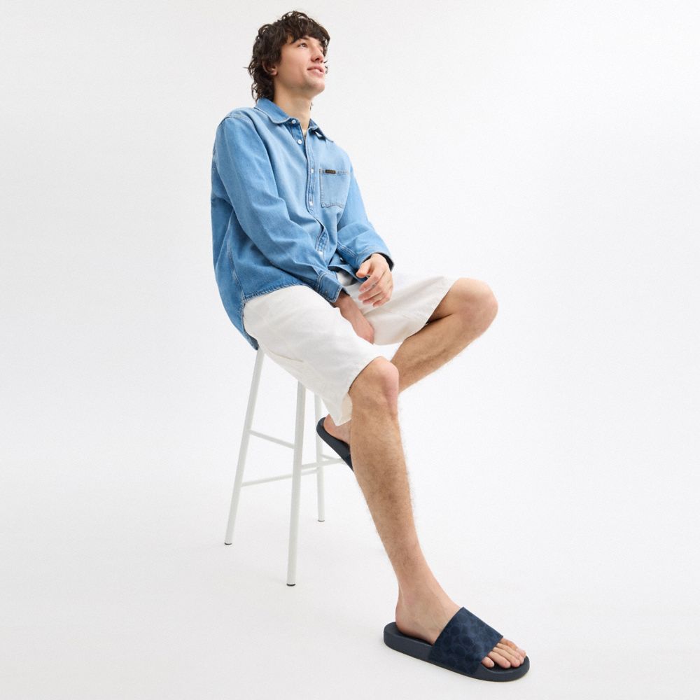 Coach Slide In Blue