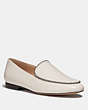 COACH®,HARPER LOAFER,Leather,Chalk,Front View