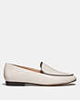 COACH®,HARPER LOAFER,Leather,Chalk,Angle View