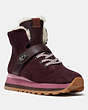 COACH®,COACH CITY HIKER,Leather,OXBLOOD,Front View