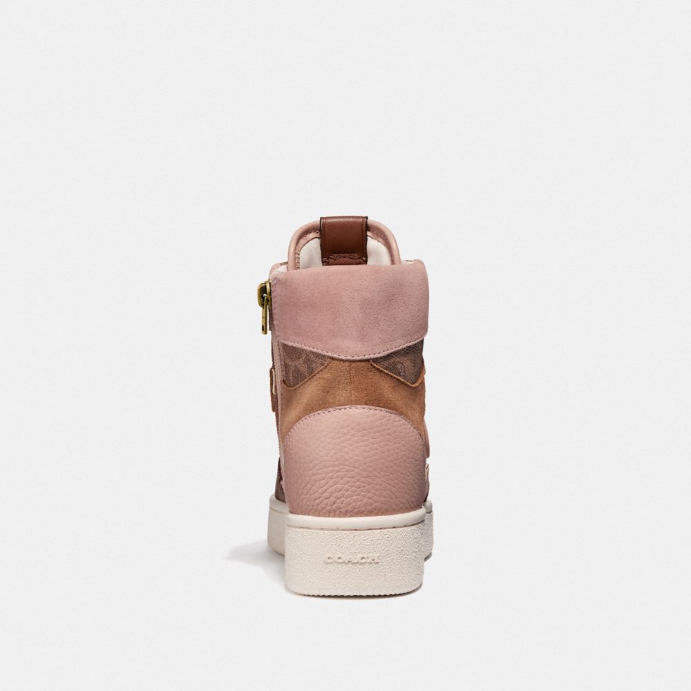 C220 High Top Sneaker With Coach Patch