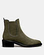 COACH®,BOWERY BOOTIE,Suede,JUNIPER,Angle View