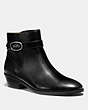 COACH®,DYLAN BOOTIE,Leather,Black,Front View