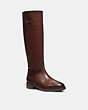 COACH®,RILEE BOOT,Leather,Walnut brown,Front View