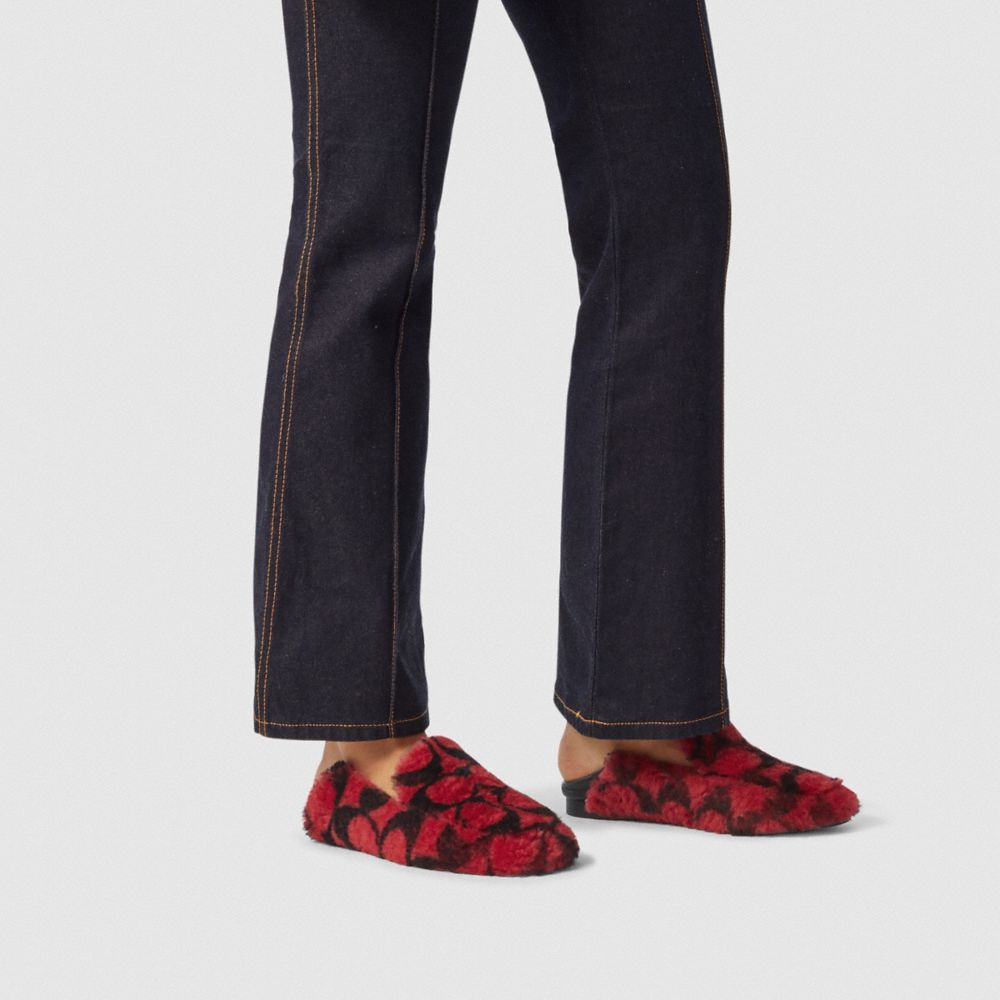 COACH®,Holly Slipper,,Detail View
