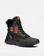 COACH®,COACH X MICHAEL B. JORDAN HYBRID COACH CITY HIKER,Mixed Material,Nnjts Mltry/Nnjts Orng,Front View
