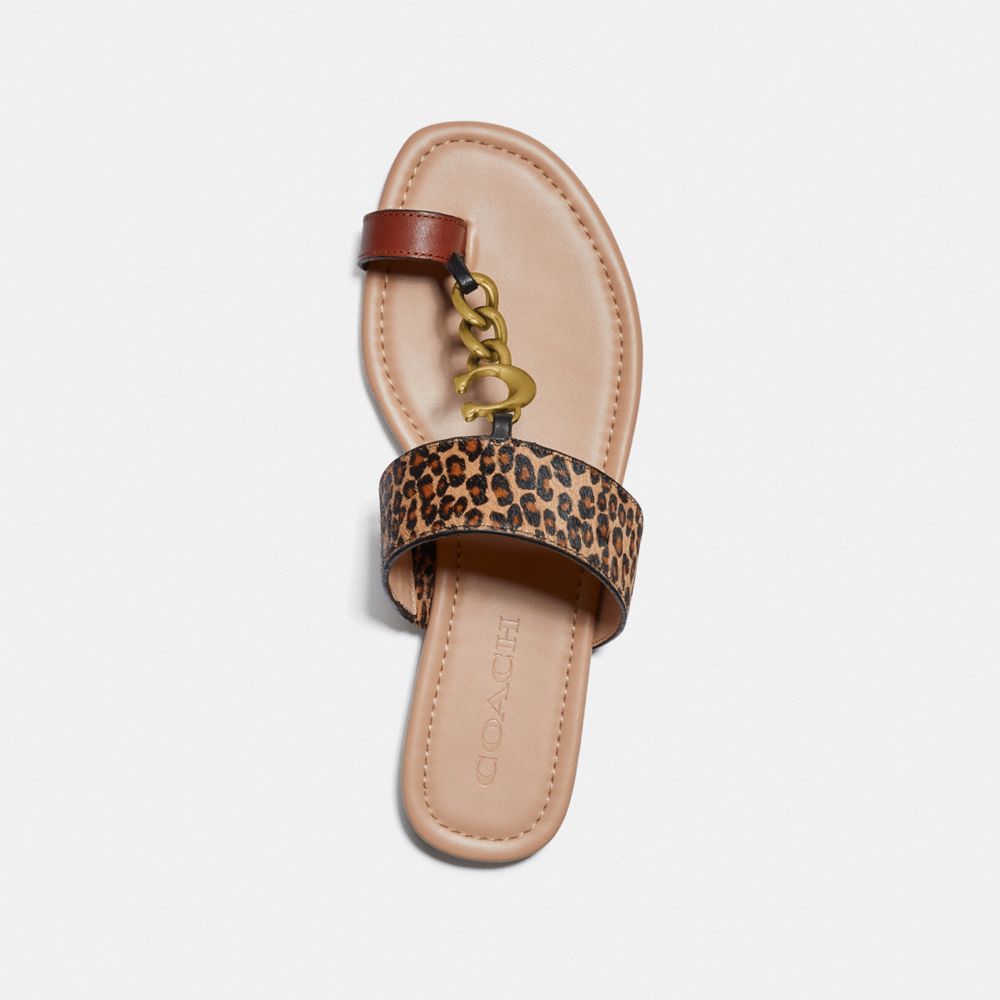 COACH®,Jaimee Sandal,,Inside View,Top View