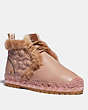 COACH®,AILEEN ESPADRILLE BOOTIE,Mixed Material,Pale Blush/Gingersnap,Front View