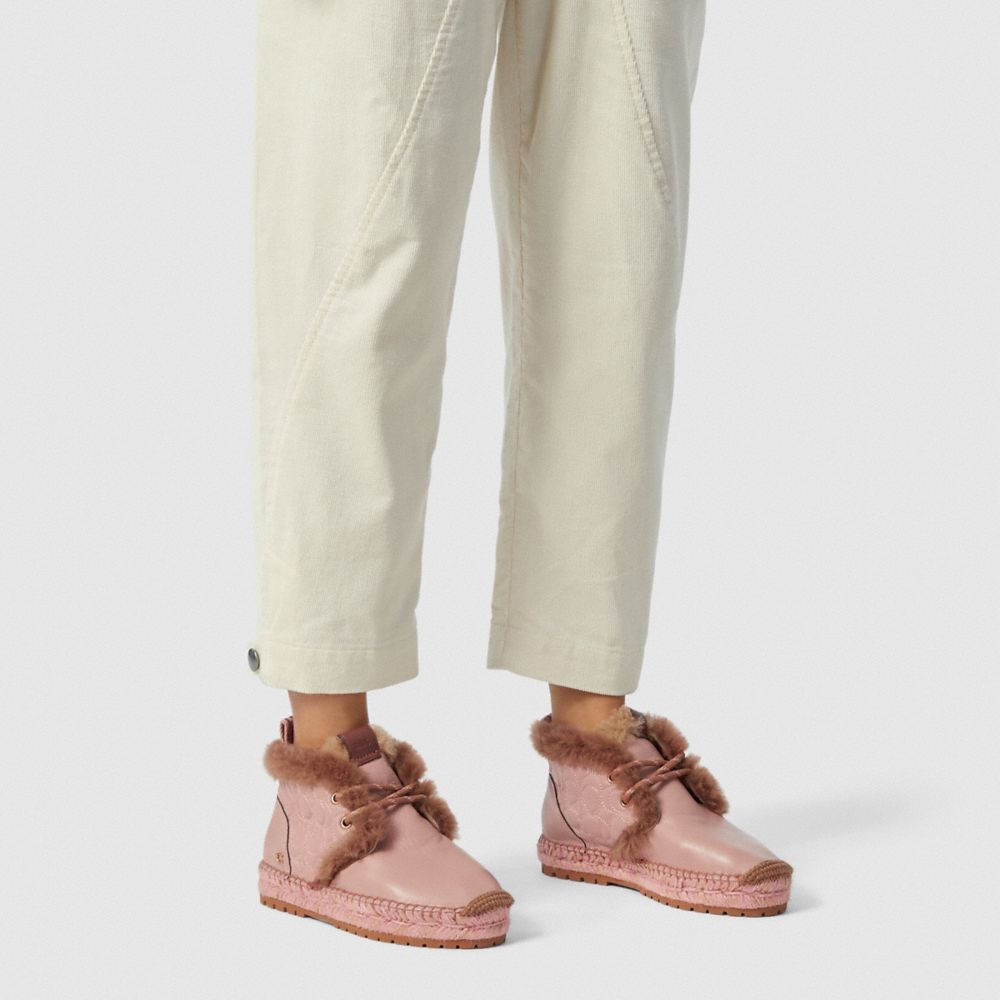 COACH®,Aileen Espadrille Bootie,,Detail View