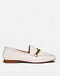 COACH®,HELENA LOAFER,Leather,Chalk,Angle View