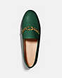 COACH®,HELENA LOAFER,Leather,Jade,Inside View,Top View