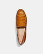 COACH®,HARPER LOAFER,LIGHT SADDLE,Inside View,Top View
