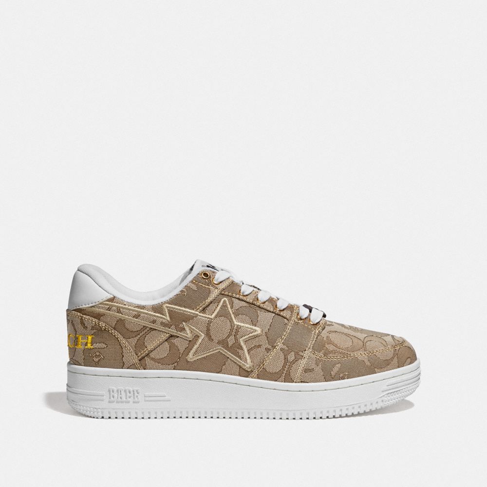 bape x coach, men, hoodie, a bathing ape, Bape x Coach Shark