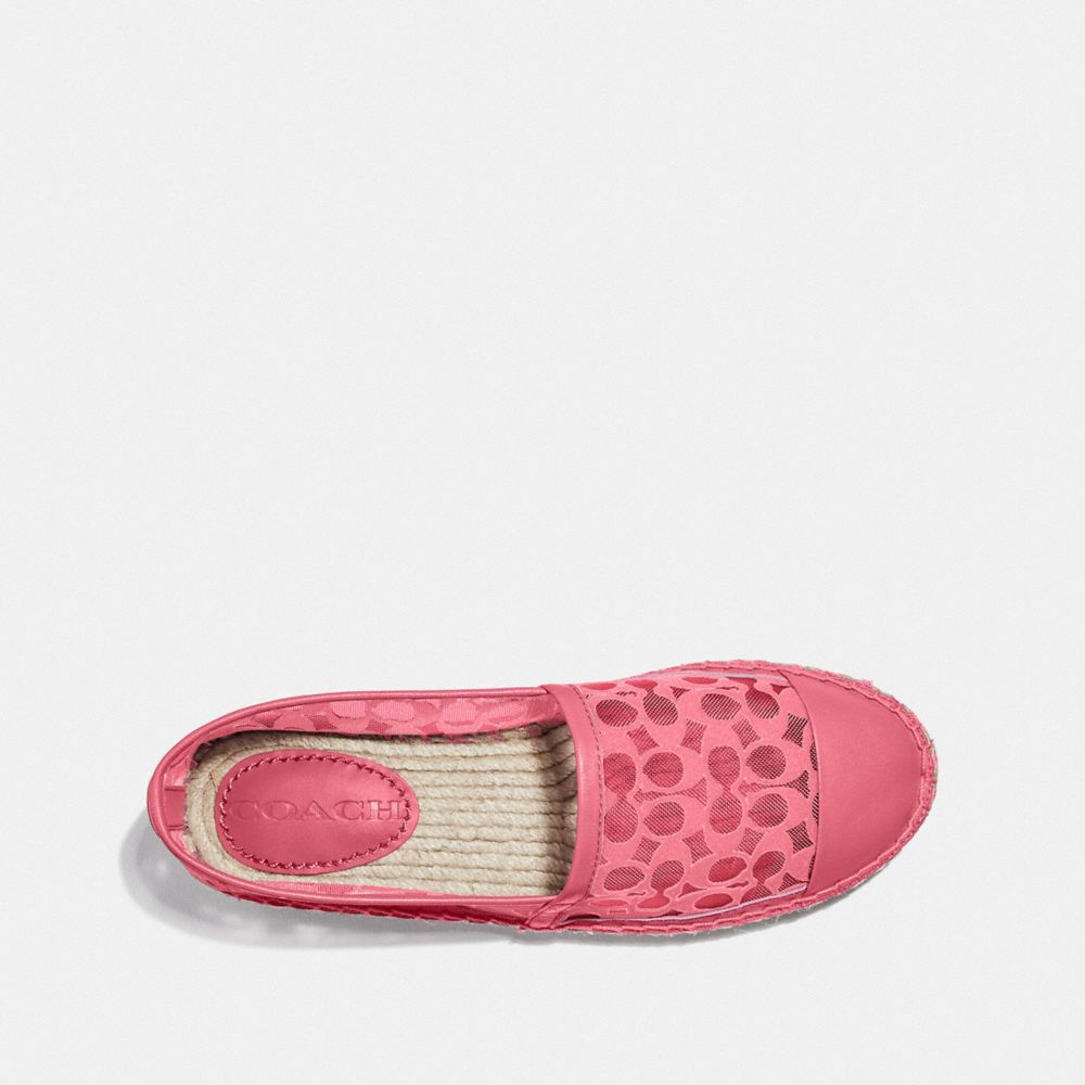 COACH®,Cleo Espadrille,,Inside View,Top View