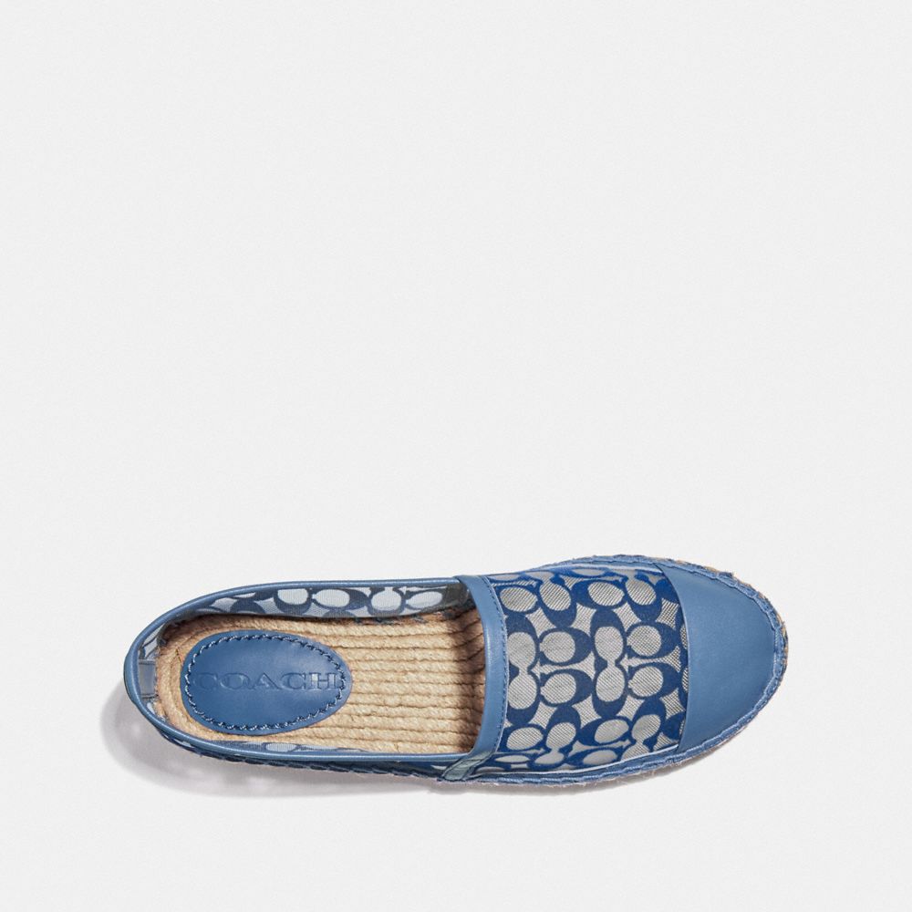 Steinblau,Innenansicht, Draufsicht