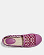 COACH®,CLEO ESPADRILLE,mixedmaterial,Lilac Berry,Inside View,Top View