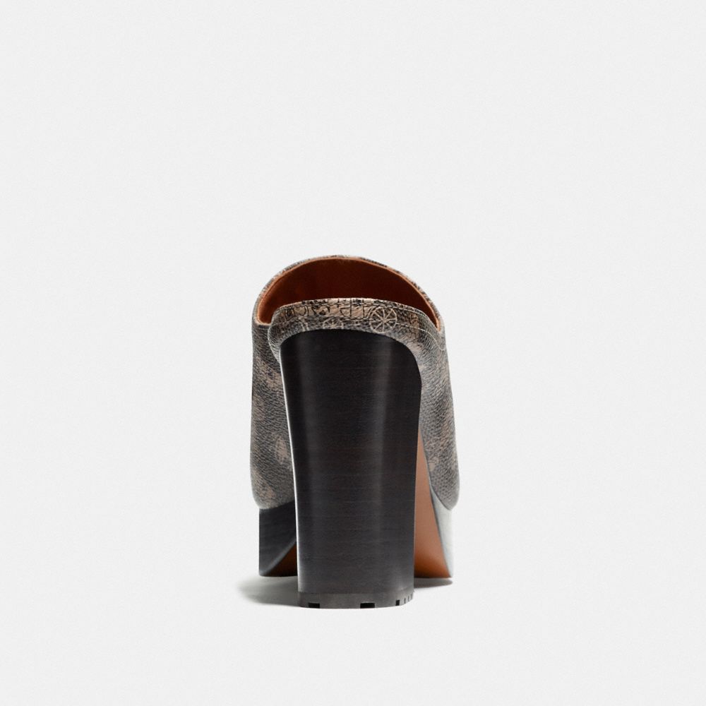 COACH®,Platform Mule With Horse And Carriage Print,,Alternate View