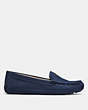 COACH®,MARLEY DRIVER,Pebbled Leather,True Navy,Angle View