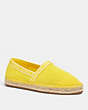 COACH®,CORRIE ESPADRILLE,mixedmaterial,YELLOW,Front View