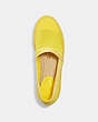 COACH®,CORRIE ESPADRILLE,mixedmaterial,YELLOW,Inside View,Top View