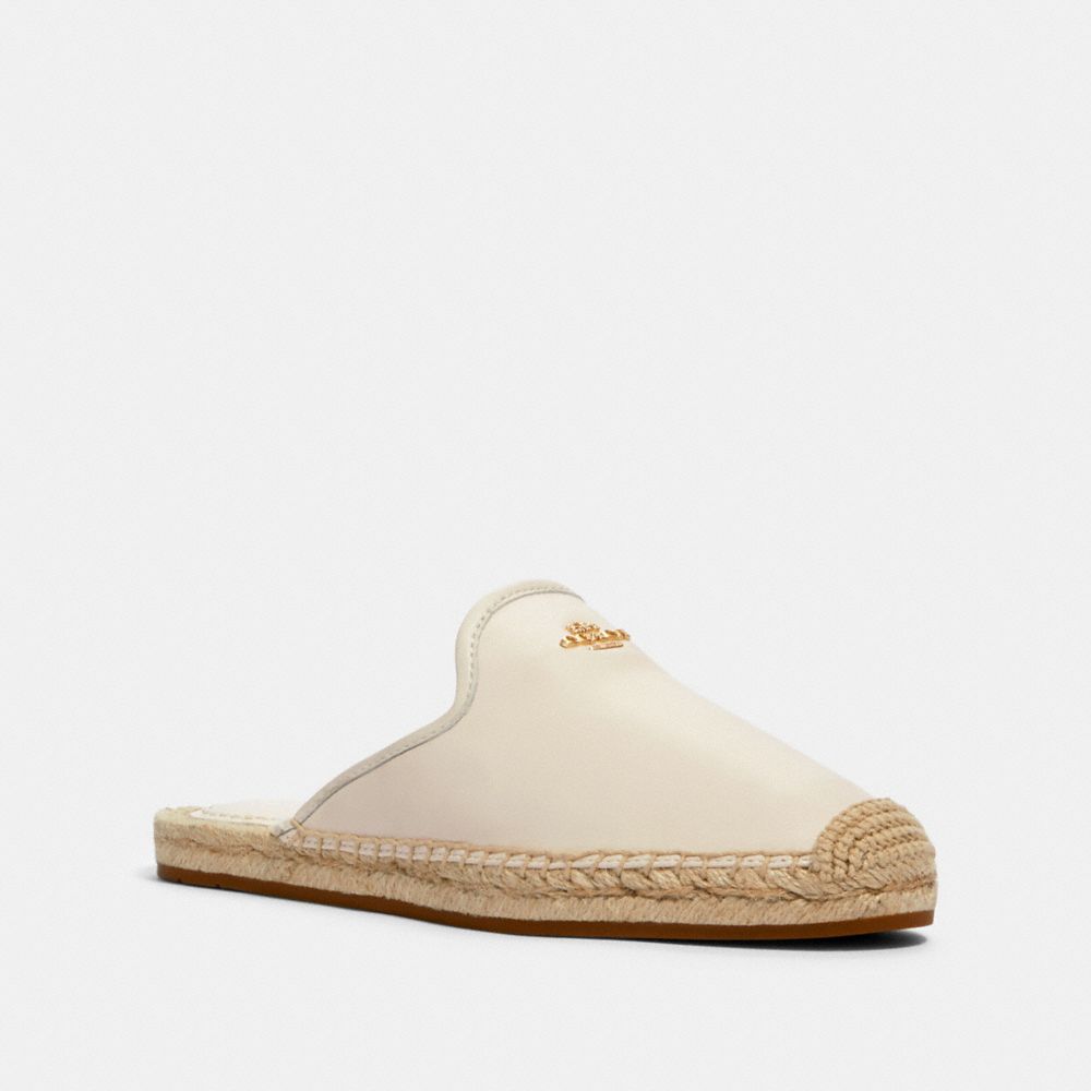 COACH®,CALEY ESPADRILLE,Chalk,Front View