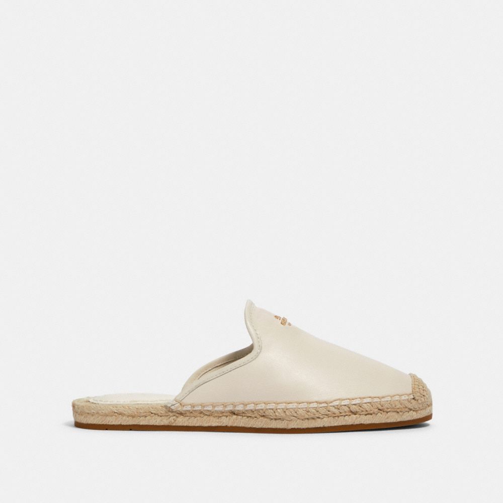COACH®,CALEY ESPADRILLE,Chalk,Angle View