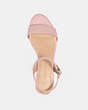 COACH®,IDA SANDAL,Leather,Blossom,Inside View,Top View