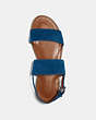 COACH®,HENNY SANDAL,Suede,Atlantic,Inside View,Top View