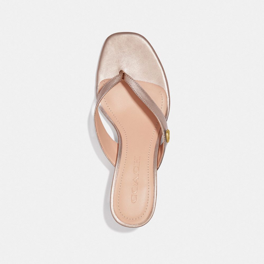 COACH®,Audree Sandal,,Inside View,Top View