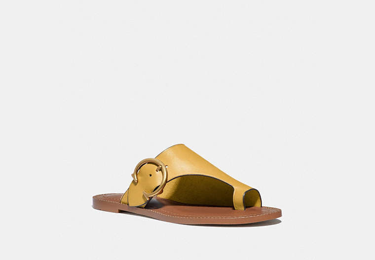 COACH®,LUCA SANDAL,Leather,Sunlight,Front View