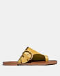 COACH®,LUCA SANDAL,Leather,Sunlight,Angle View