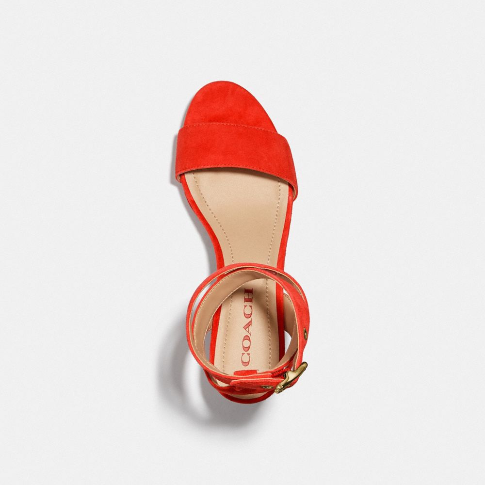 COACH®,Serena Sandal,,Inside View,Top View