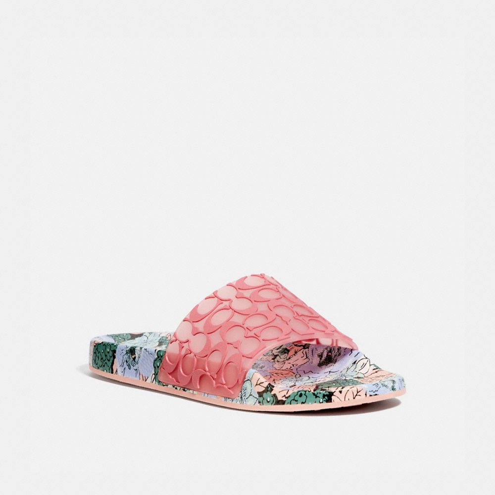 Coach slides online floral