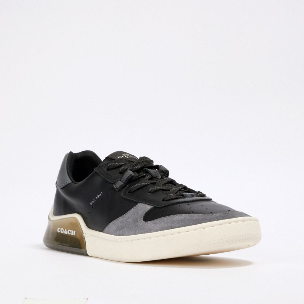 COACH®,CITYSOLE COURT SNEAKER,n/a,Black,Front View