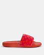 COACH®,ULI SPORT SLIDE,Synthetic,Salmon/Pink,Angle View