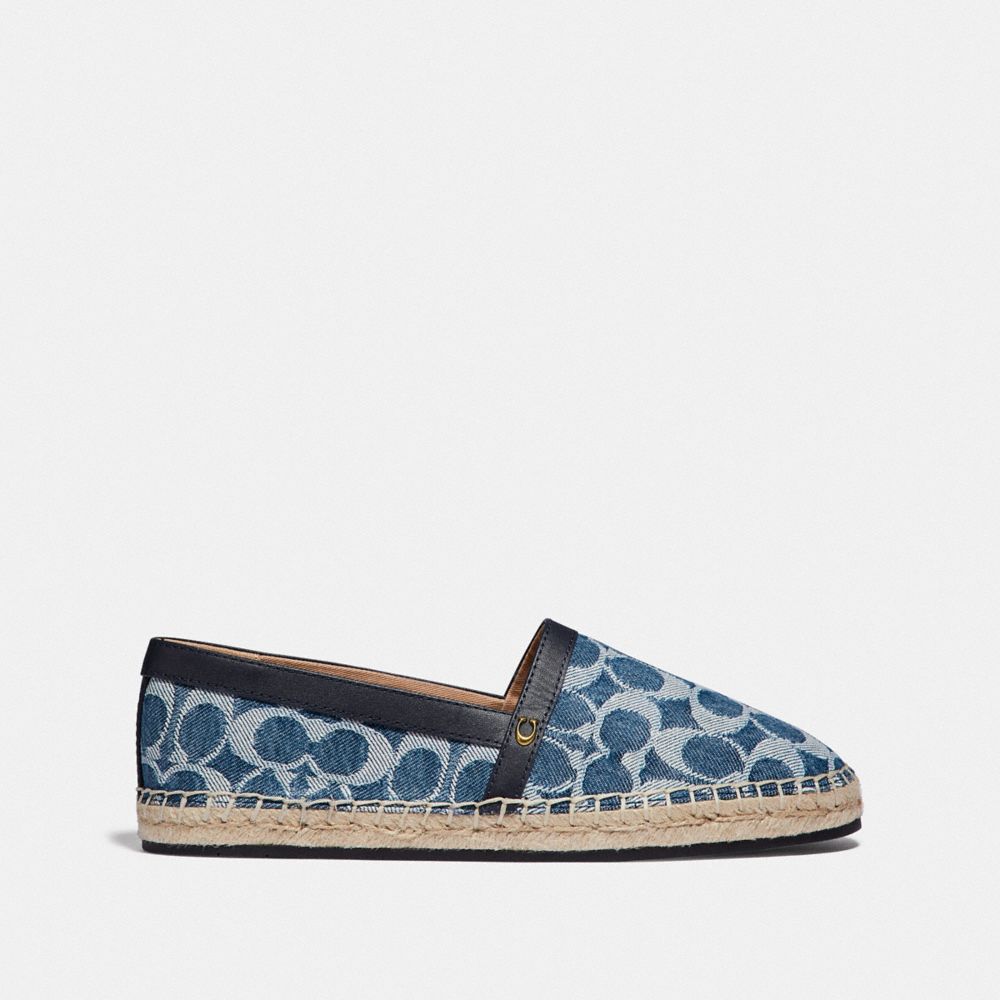 Casey espadrille with 2025 painted floral bow print