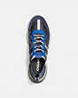 COACH®,CITYSOLE RUNNER,Mixed Material,Charcoal True Navy,Inside View,Top View