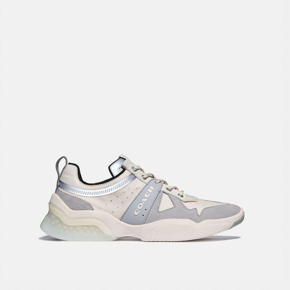COACH®,CITYSOLE RUNNER,Daim/caoutchouc,Craie,Angle View